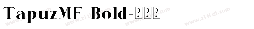 TapuzMF Bold字体转换